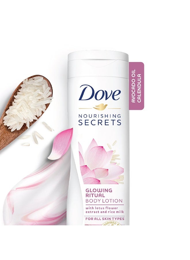 دوف لوشن الجسم دوف جلوينج ريتوال، 400 مل - Image 3